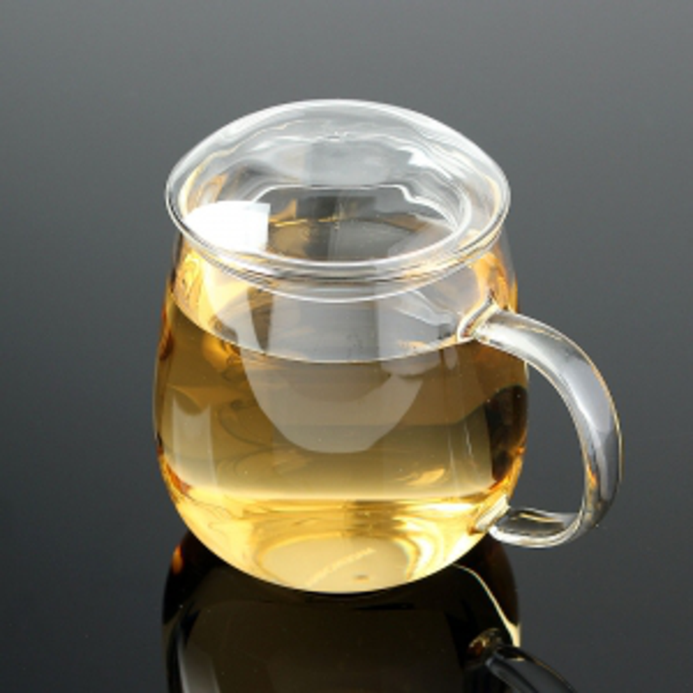 로하티 머쉬룸 뚜껑 유리컵350ml : 특별상점