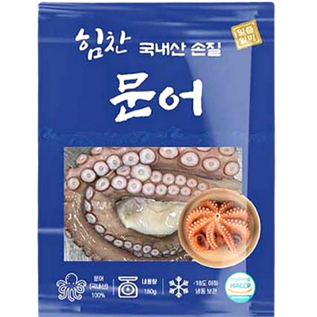 일품일미 힘찬 국내산 손질 문어 150g 9팩 : 엘로컴