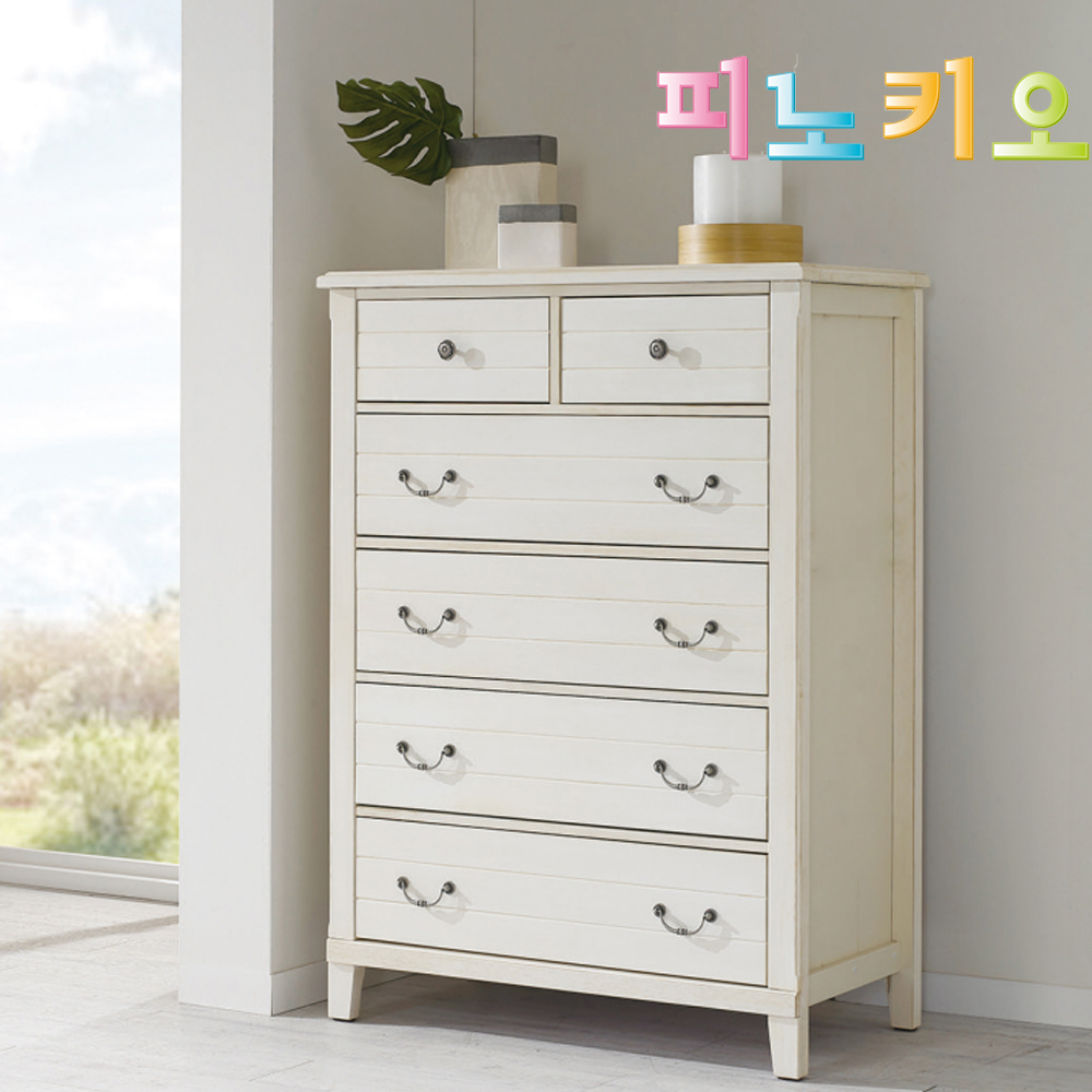 피노키오  프로방스 원목 5단서랍장 : 피노키오몰-피노키오가구