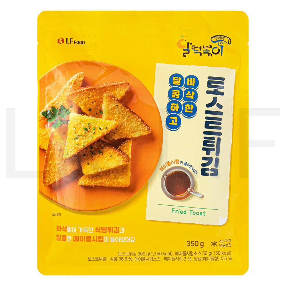 달떡볶이 토스트 튀김 (냉동) 350g 1개 : SUPER SALE
