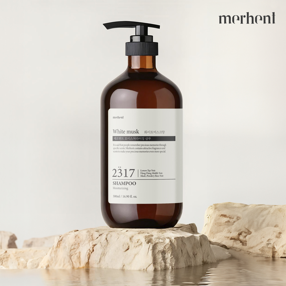 메르헨트 모이스처라이징 샴푸 500ml 화이트머스크향 약산성 두피 정수리냄새 : 메르헨트