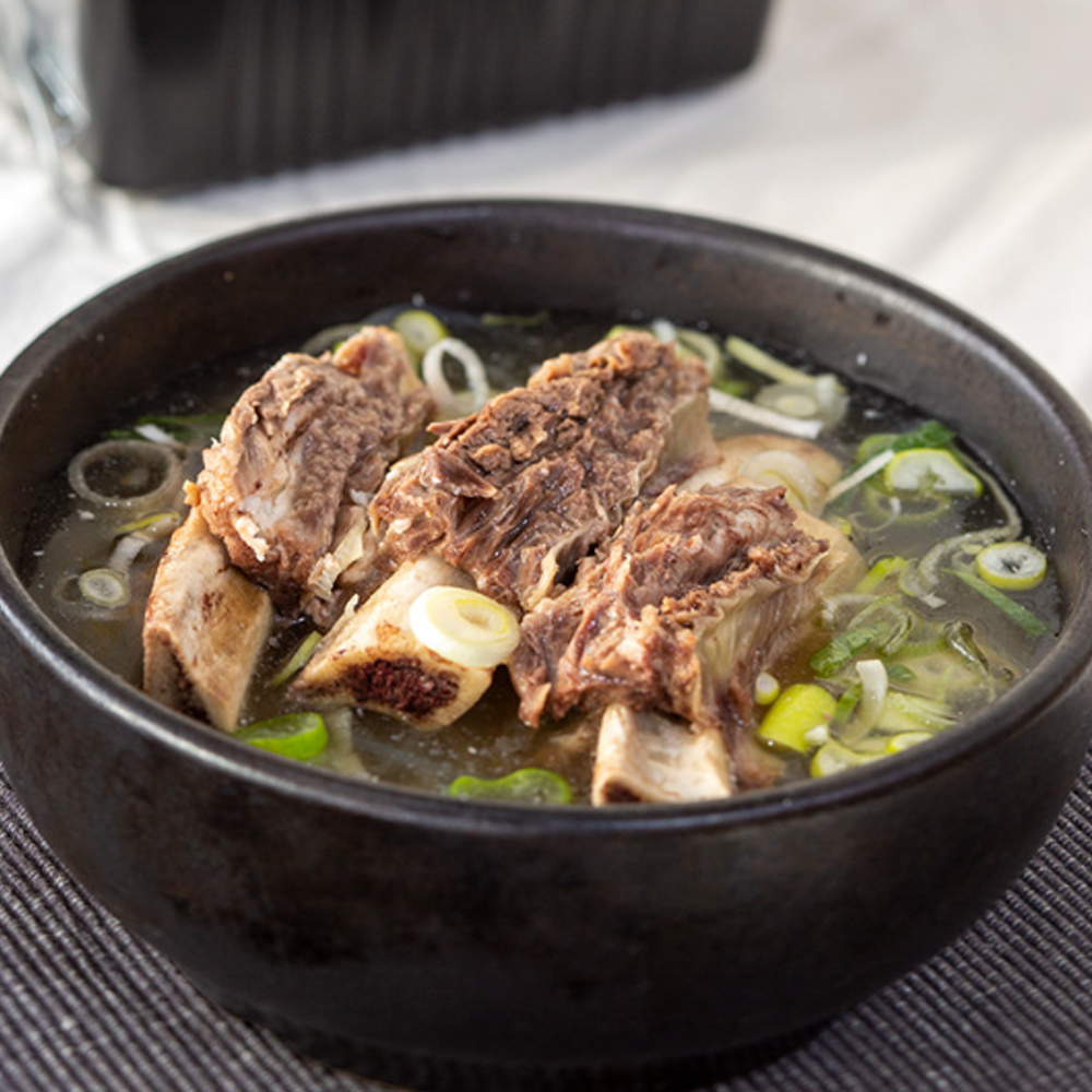 [신탄면옥] 30년전통 대전 로컬맛집 소 갈비탕 1kg x 2팩 (2인분) 밀키트 : 나를위한식탁
