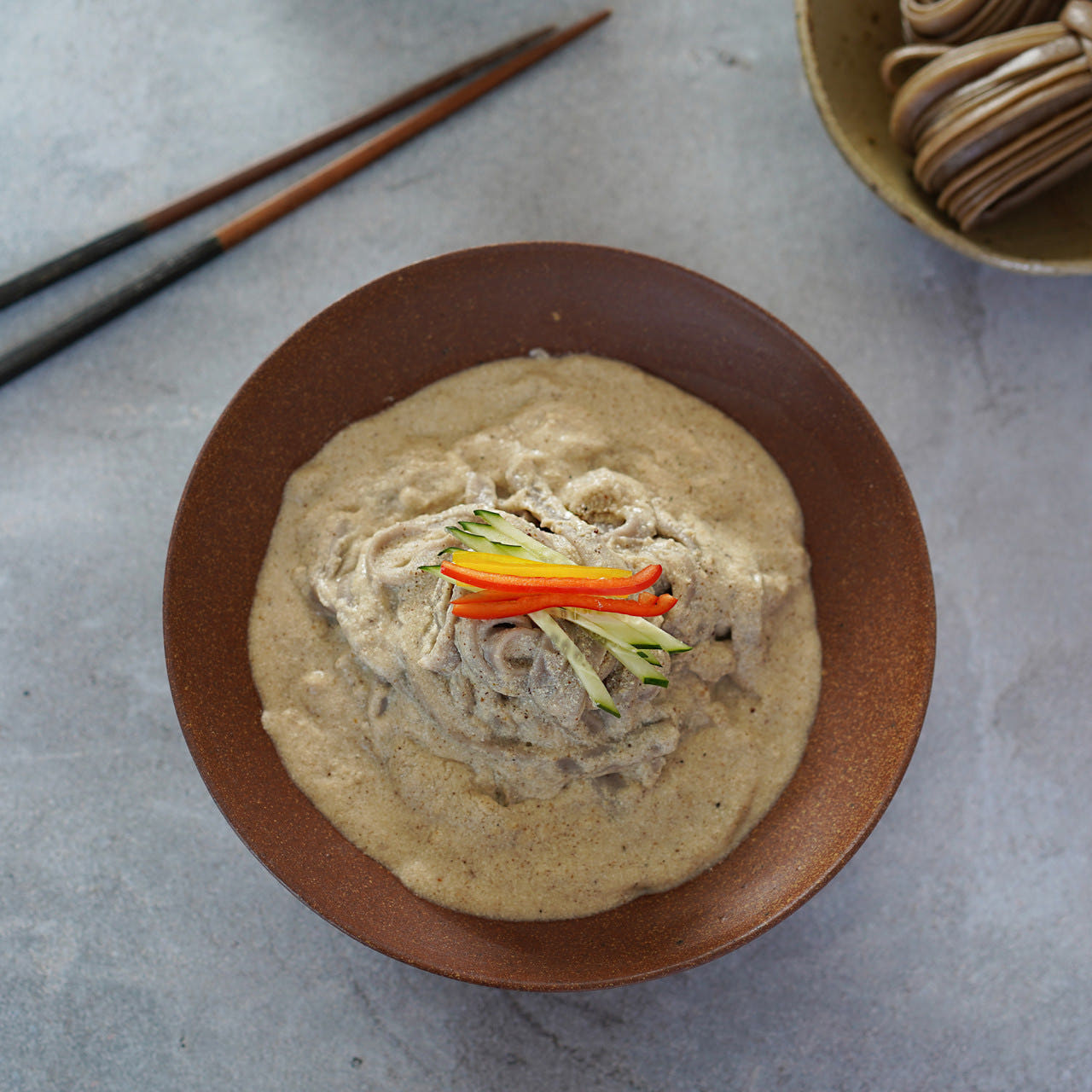 메밀밭에 가시리 제주 100% 순메밀면 메밀 국수 모밀 들깨 칼국수 국산 글루텐프리 비건 : 제주로부터
