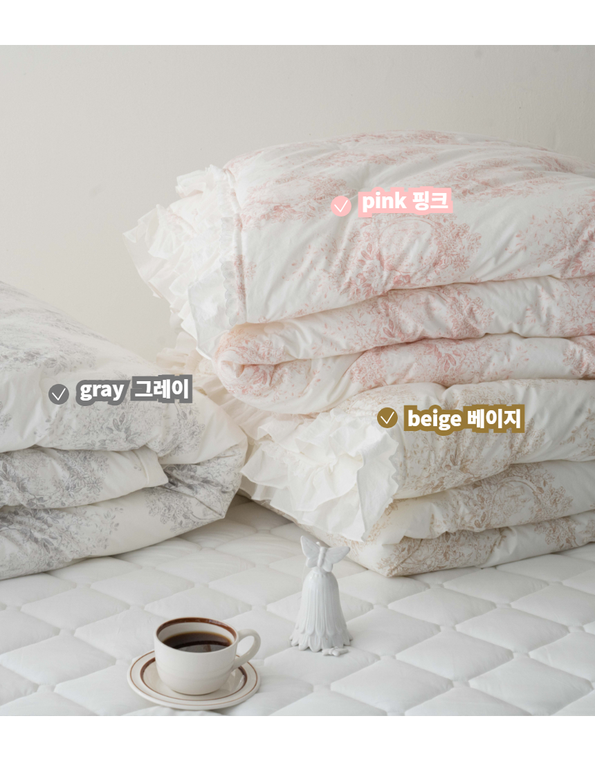 고밀도면 천연소재 모달 100% 명품 침구 샤넬 Q 이불/카페트/베개커버 : 공장직영 이부리네