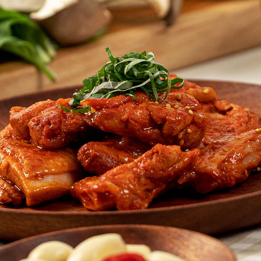 더맛담 매콤한 춘천닭갈비 숯불닭갈비 캠핑요리 밀키트 500g, 2개 : 더맛담 착한푸드