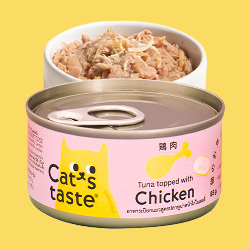 캣츠테이스트 캔 고양이 간식 치킨 젤리, 85g, 1개 : 전국구고양이