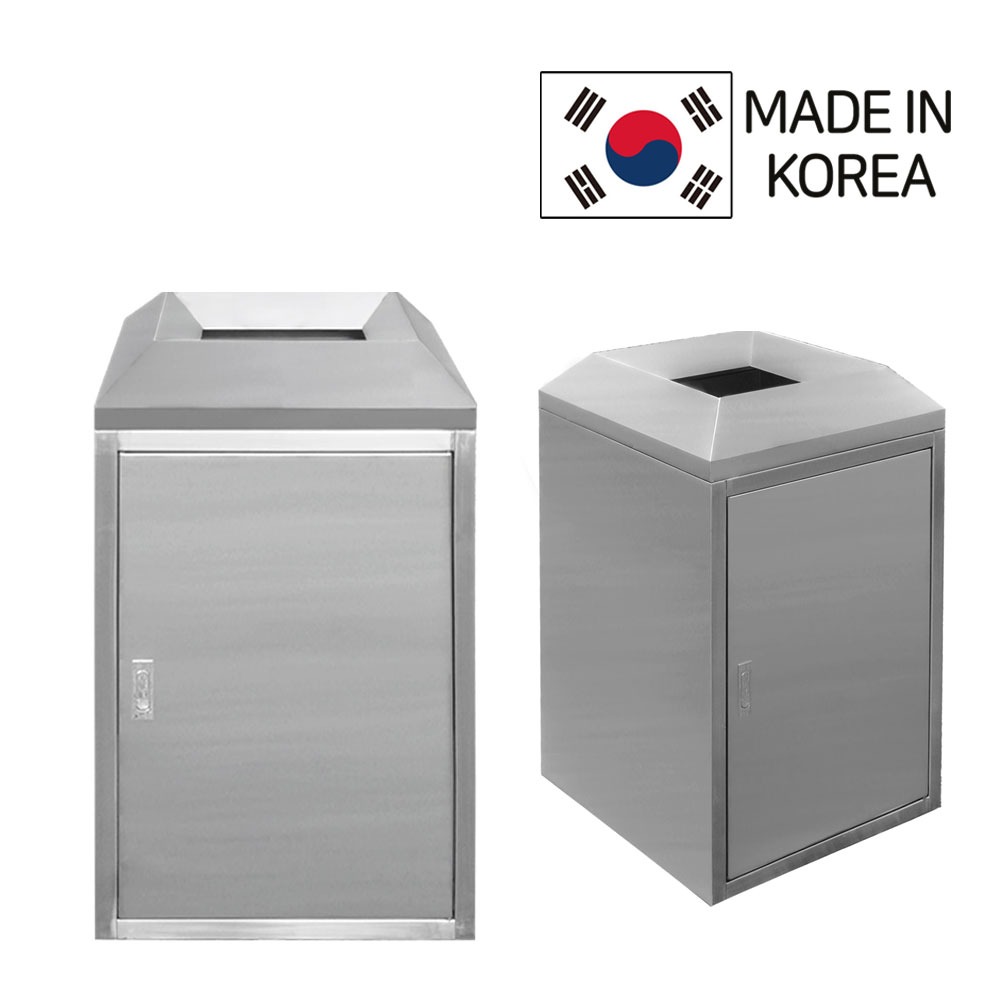 H2-3 육각휴지통 스텐 : 스마트상회플러스