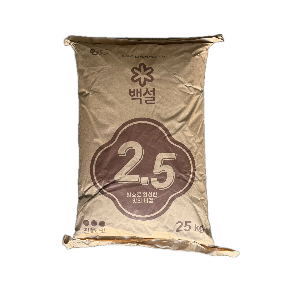 CJ제일제당 백설 핵산 2.5 25kg 발효조미료 업소용 대용량 바이오핵산 2.5% : 한바다에프에스