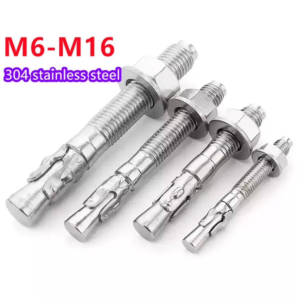오네이 도마뱀 M6 앵커 내부 자동차 스테인레스 웨지 통해 스틸 볼트를 M8 M16 나사 M12 M10 볼트 수리 160mm M101pcs : 와이제이에스컴퍼니