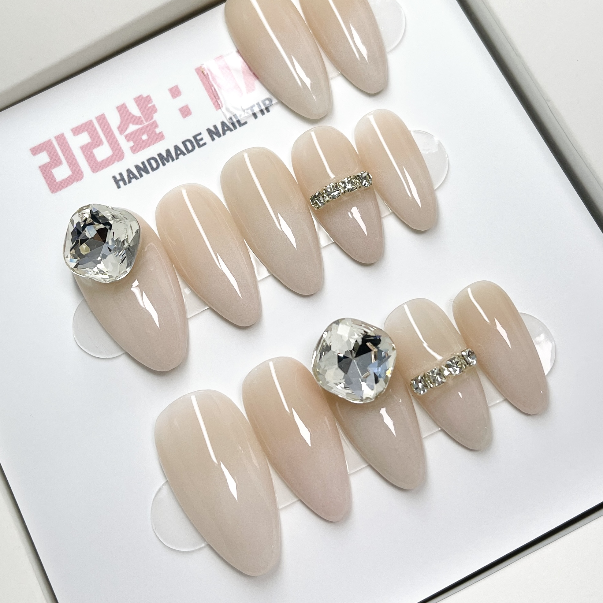 [❤️빠른출고] 누드 클래식 수제네일팁 : 리리샾