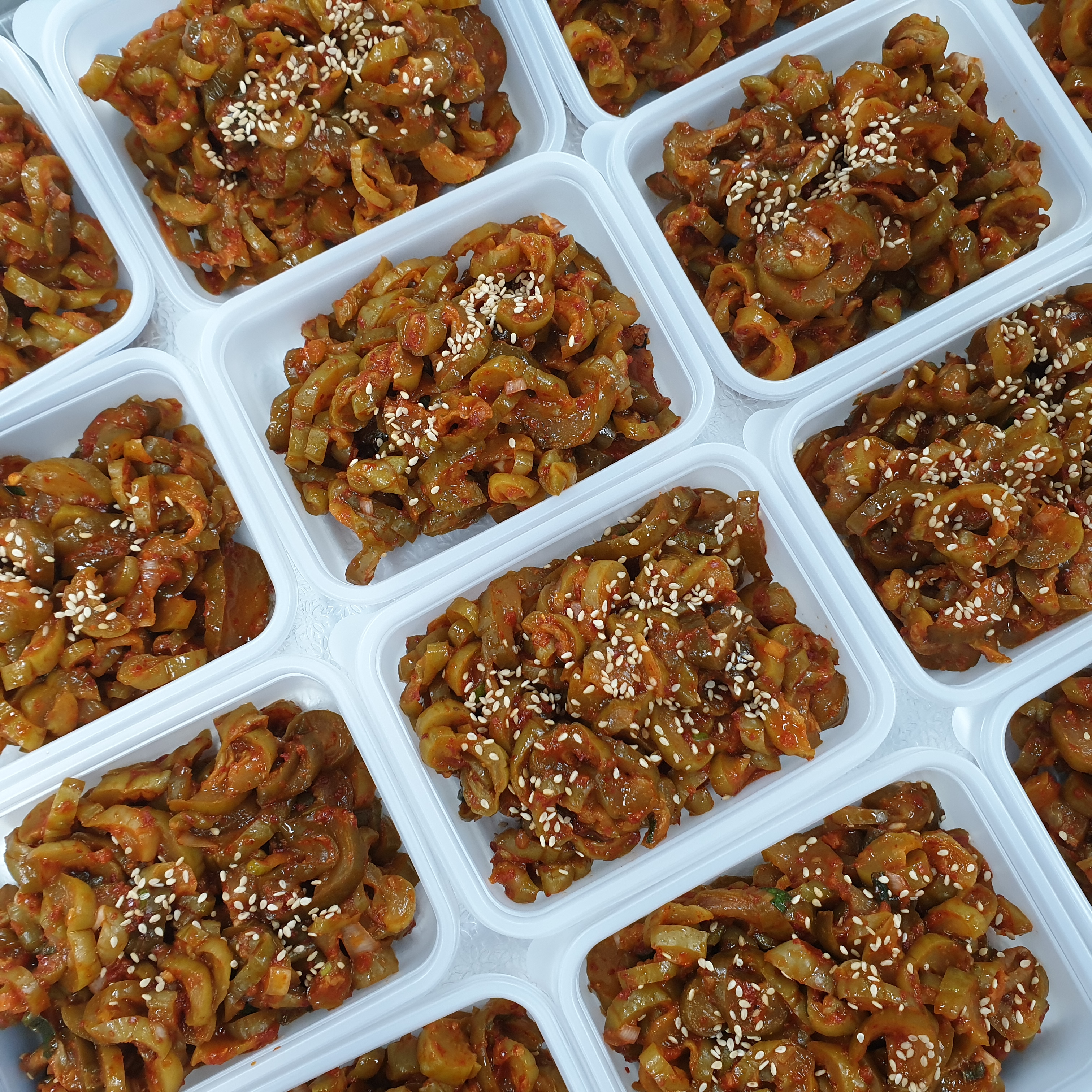 일주일반찬 대용량 국내산 오이지무침 450g 가정식 수제 반찬 : 정래윤의오늘반찬