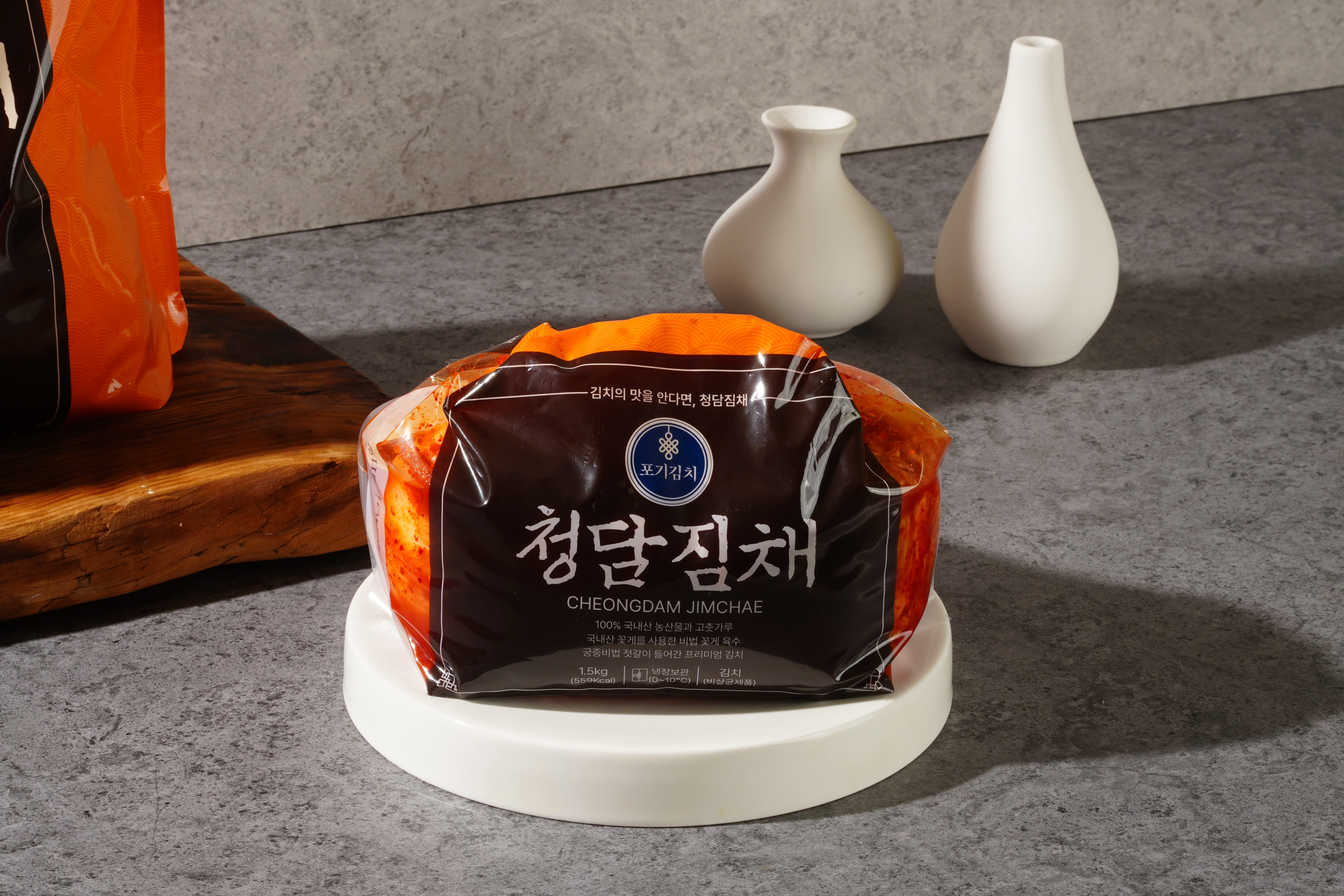[국내산 100% 생산직송] 청담짐채 포기김치 1.5KG, 청담 짐채 포기김치 1.5kg : 청담TDW