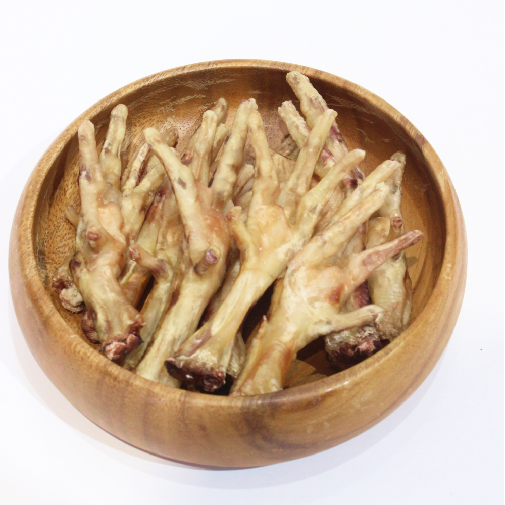 [펫푸드공작소] 강아지 닭발껌 100g 오독오독 오래먹는 뼈간식 : 펫푸드공작소