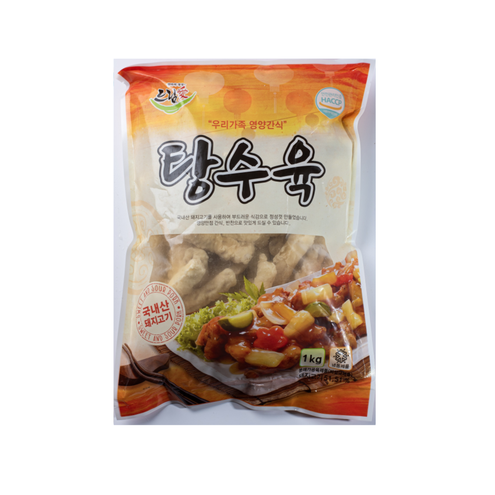 탕수육 1kg 드림애 업소용 대용량 식자재 식당용 단체 급식용 : 미트플래닝