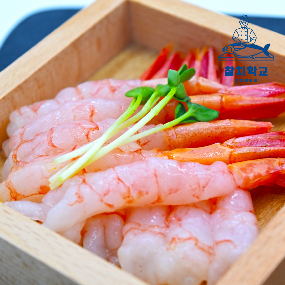 참치학교 아마에비 단새우 3.75g 초밥용 재료 단 새우 초밥 홈마카세 : 참치학교