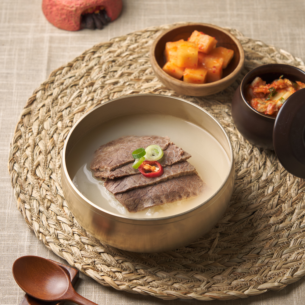무항생제 한우사골고기곰탕  곰국 설렁탕 (650gx 2팩세트) [따맛촌] : 따맛촌