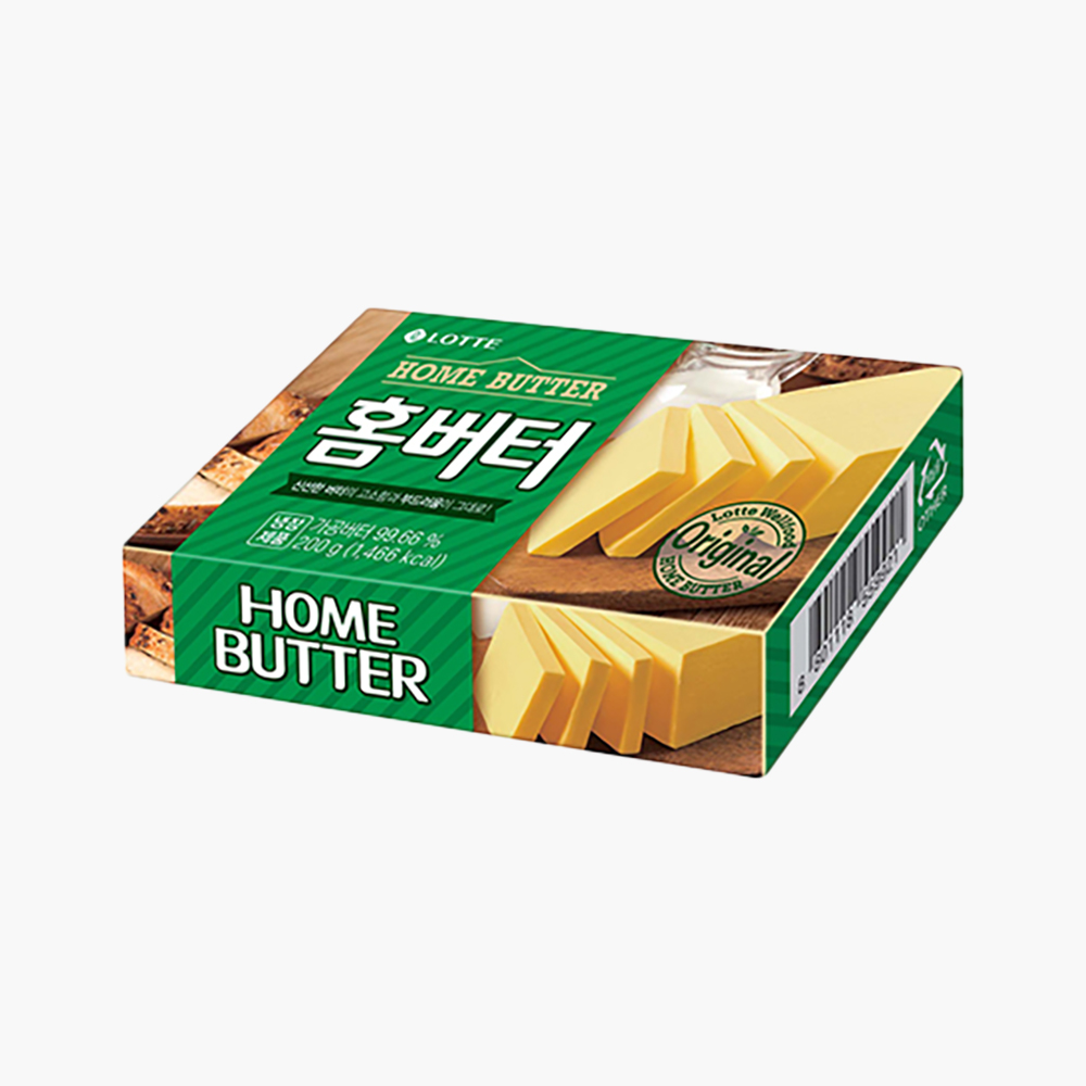 롯데 홈버터 200g 무염버터 : 베이킹팜