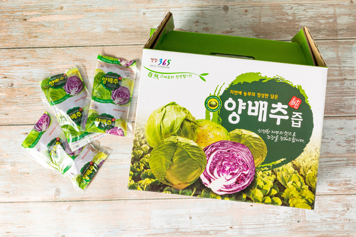 [경원건강원] 저온중탕 양배추브로콜리당근즙 105ml 50팩 : 경원 건강원