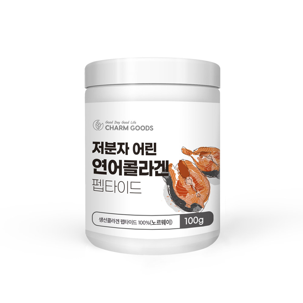 저분자 연어콜라겐 어린콜라겐 100% 모발콜라겐펩타이드 분말가루 GPH 헤어 마시는 효능 : 브레인비