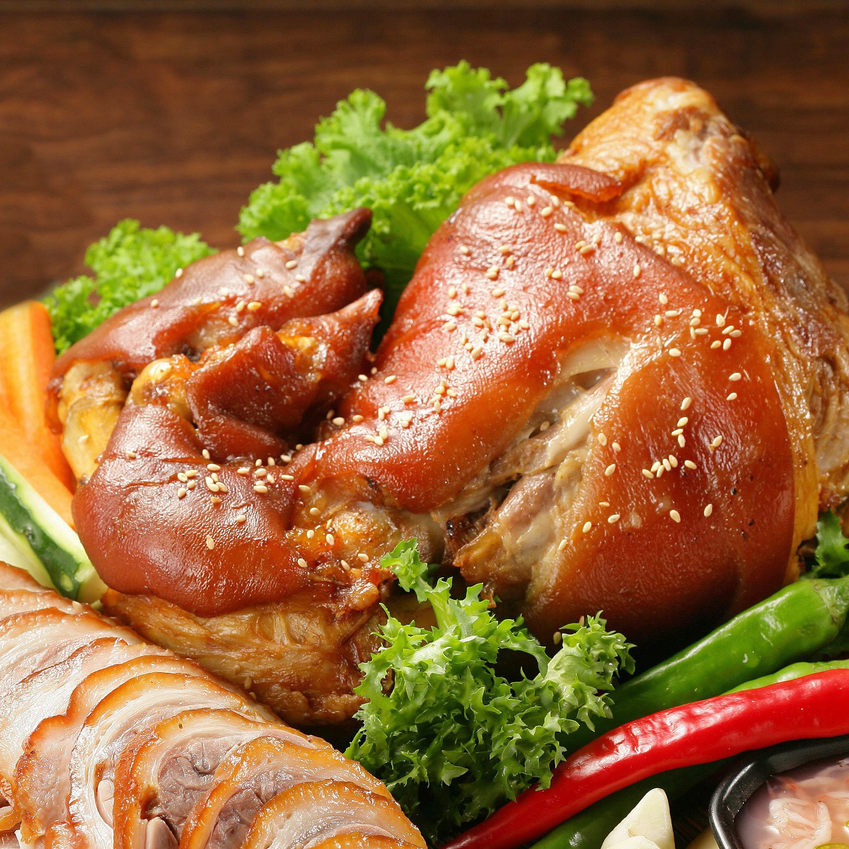 달보드레 양념족발 2종 앞다리 전족 1.1~1.3kg 이상 통족발 국내산/수입산 : 올댓 미트