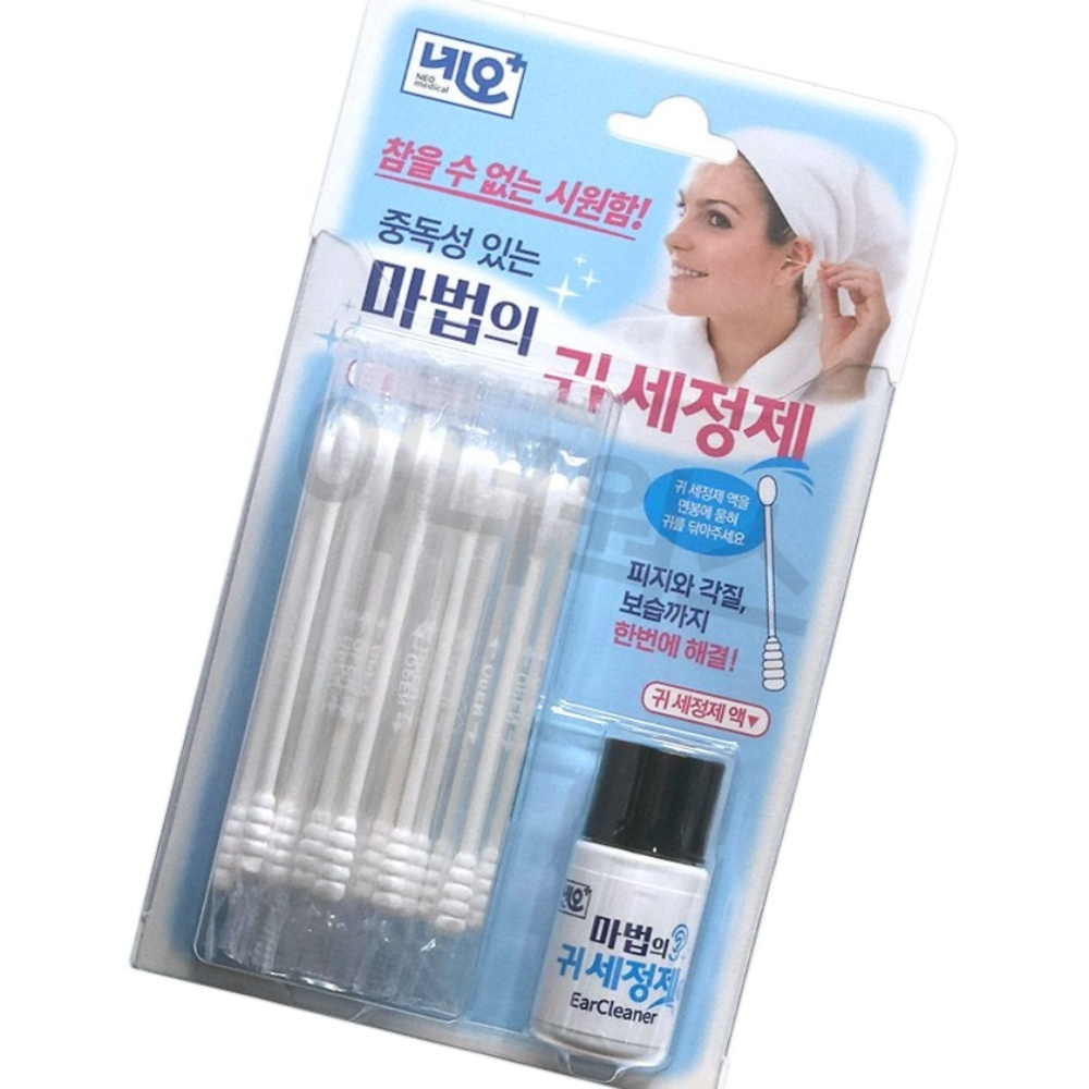 네오 마법의 귀 세정제 (30p) 귀청소 프레쉬 힐링 밀크핏 보습 귀세정제 귀관리 : 씨앤샵