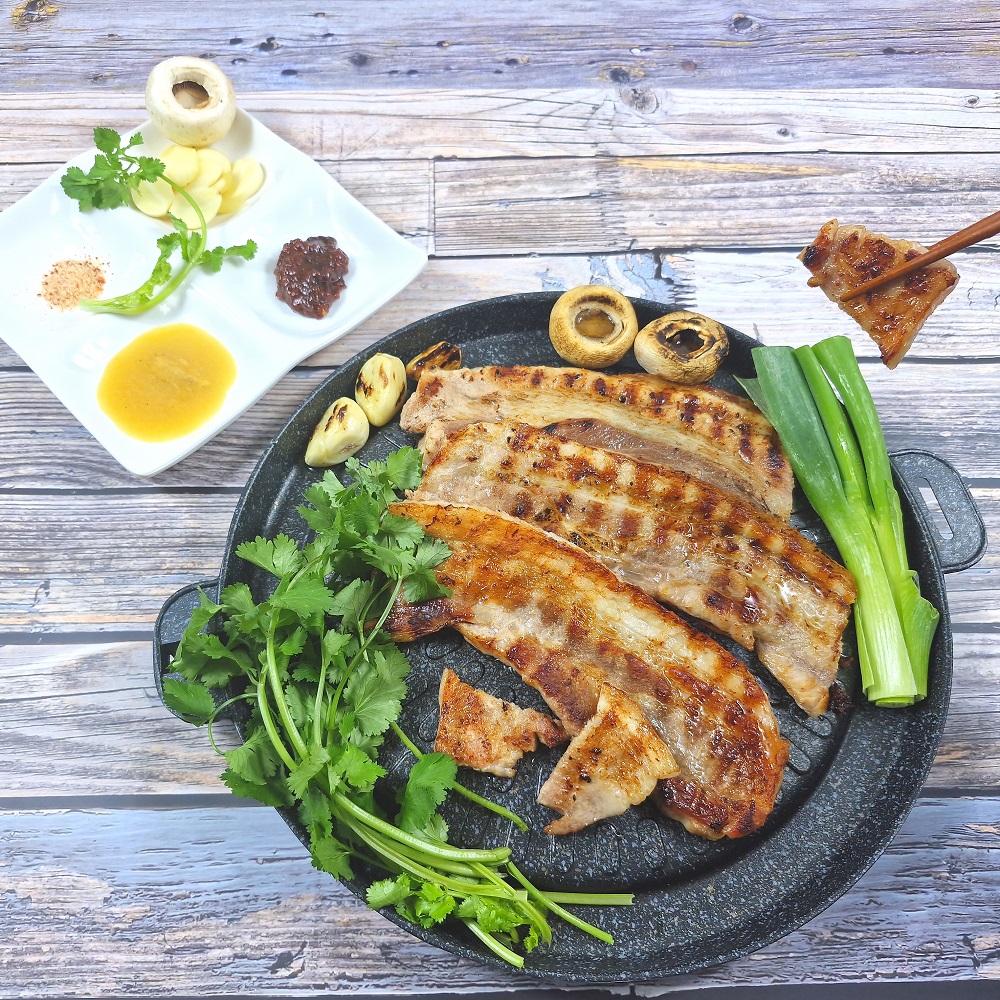 (올댓미트) 돼지삼겹살 한돈 국내산 구이용 수육용 500g 1+1 : 올댓 미트
