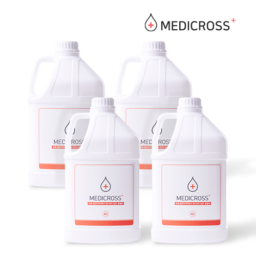 메디크로스 고순도 진심 뿌리는 살균소독제 4L X 4개 : 메디크로스랩 공식스토어