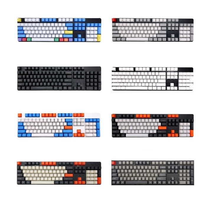 ZECTUS OEM 키보드 키캡 프로파일 PBT 108키 정각 분필 그라데이션 : 일렉트로마켓