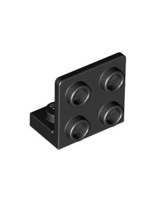 [레고부품]브라킷트  Black Bracket 1 x 2 - 2 x 2 Inverted (Item No: 99207/6000650) : 원더 브릭