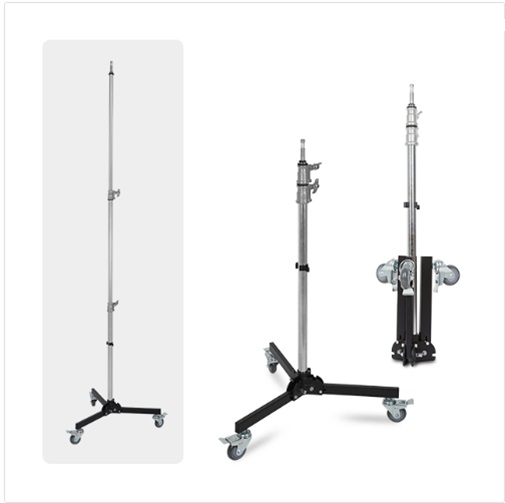 발렌스 PRO-2600S 로우 베이스 롤러 스탠드 라이트스탠드 촬영 조명삼각대 : 대명포엠