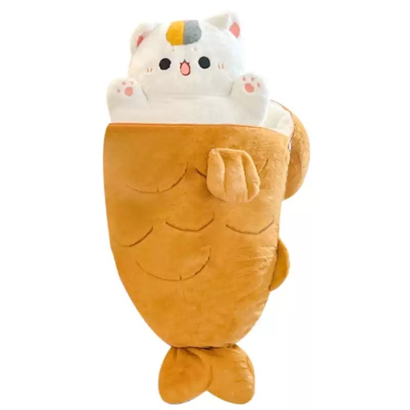 붕어빵고양이 인형 봉제 당근 냥이 까꿍 애착인형 토끼 귀여운 쿠션 베개 선물 : 타오직구대행