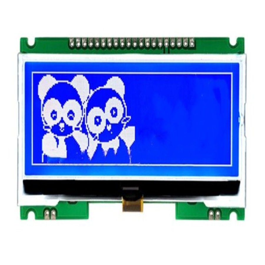 COG 19264 LCD 흰색 파란색 디스플레이 화면 (보드/보드 ) ST7525 드라이브 IC 3.3V SPI 병렬 인터페이스 20 핀 : 백운대상사
