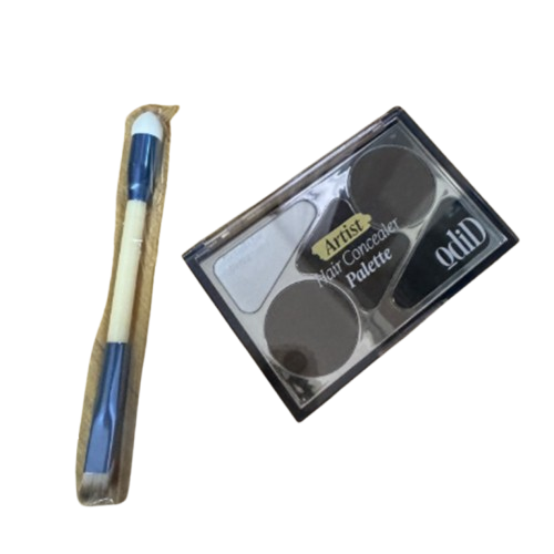 오디드 아티스트 헤어 컨실러 팔레트 12.9g  브러쉬 헤어퍼스널팔레트 젤리핏제형 완벽커버 : 나뭉