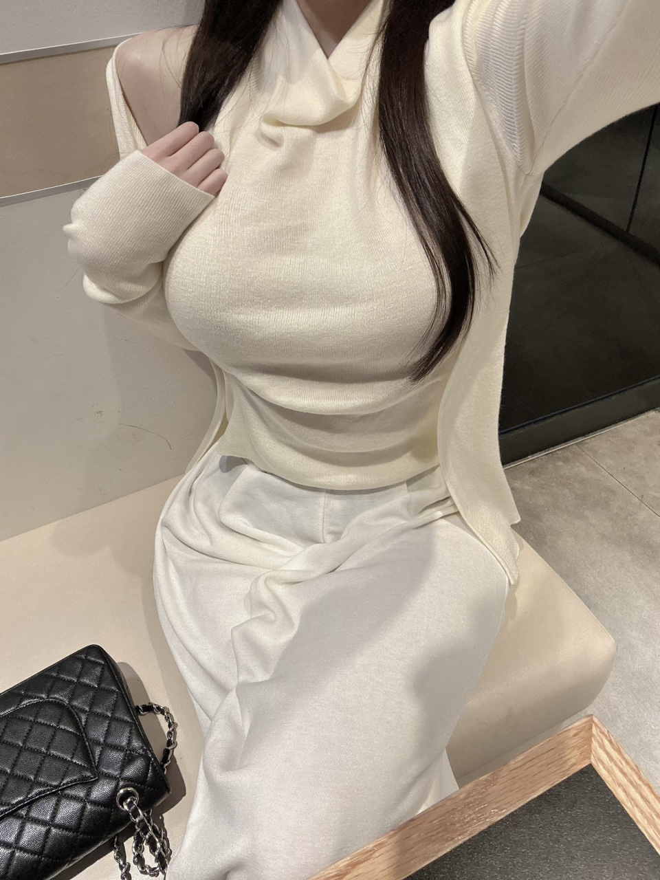 [유즈픽/핏 보장]베리 홀터 글램 나시 가디건 세트 3color : 유즈: