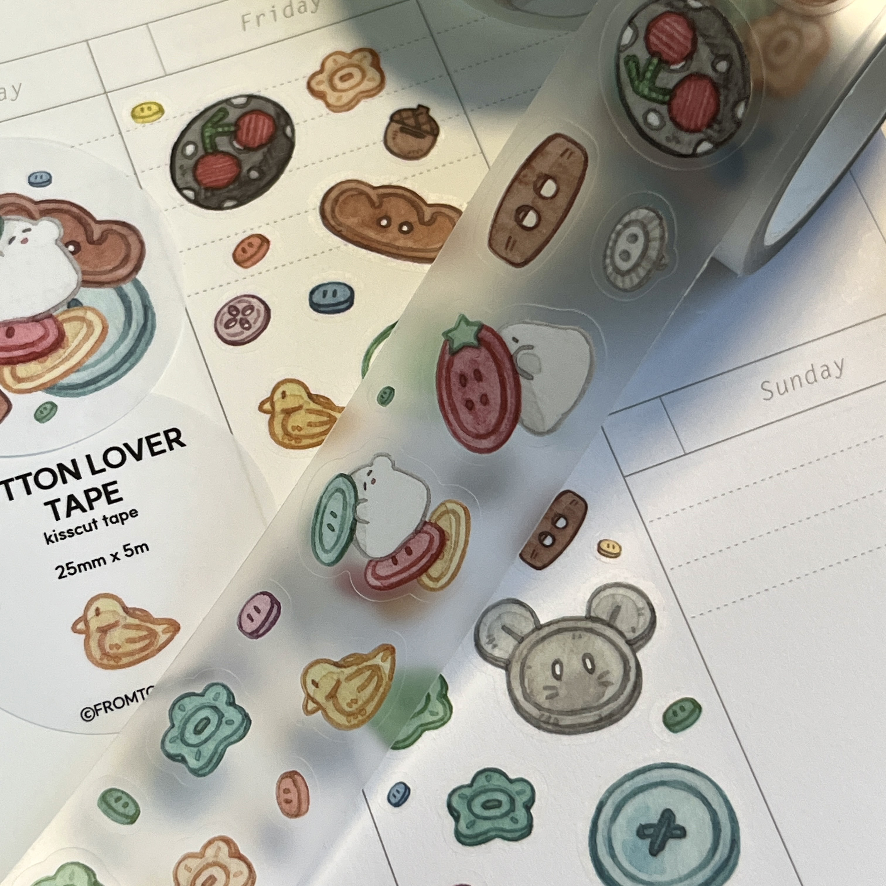 Button Lover 키스컷 테이프 : 프롬투스튜디오