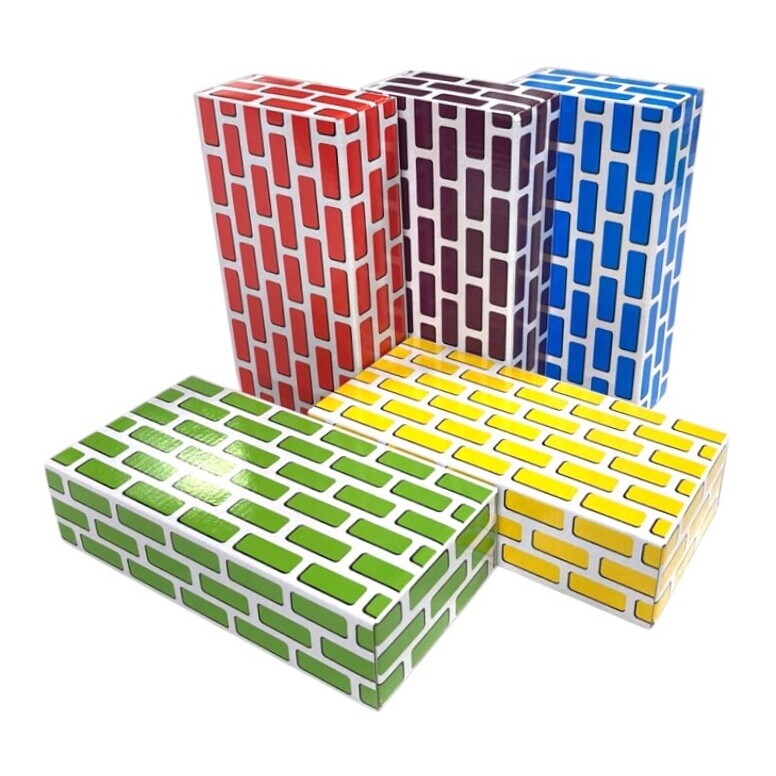화인아트 종이벽돌블럭 특대형 20pcs : 몰몰온