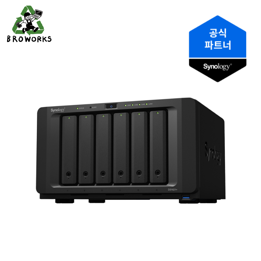 시놀로지 나스 DS1621+6Bay NAS RAM 4GB DiskStation 케이스 : 브로웍스