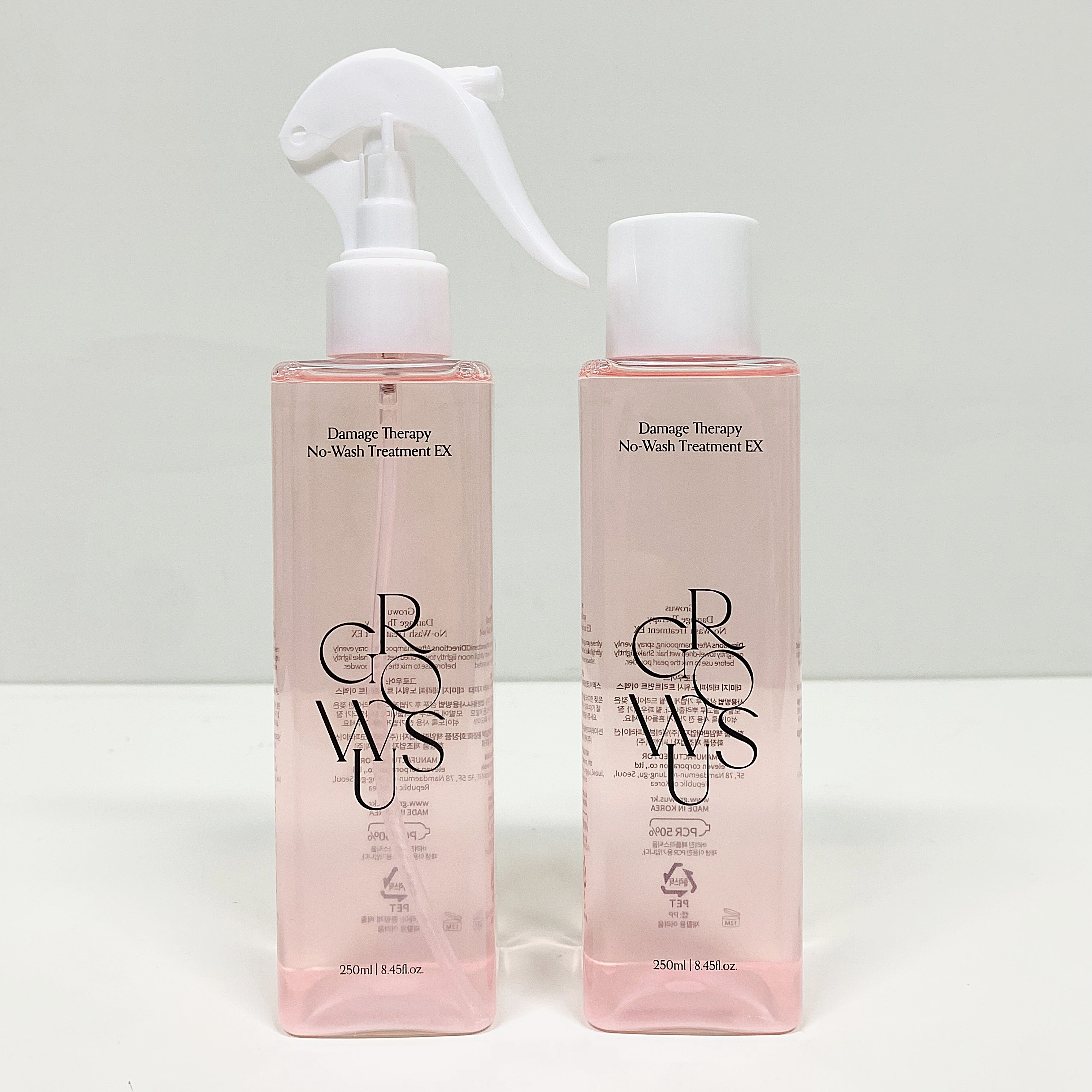 그로우어스 노워시 데미지 트리트먼트 EX 250ml + 250ml 더블 리필 : 아이원트