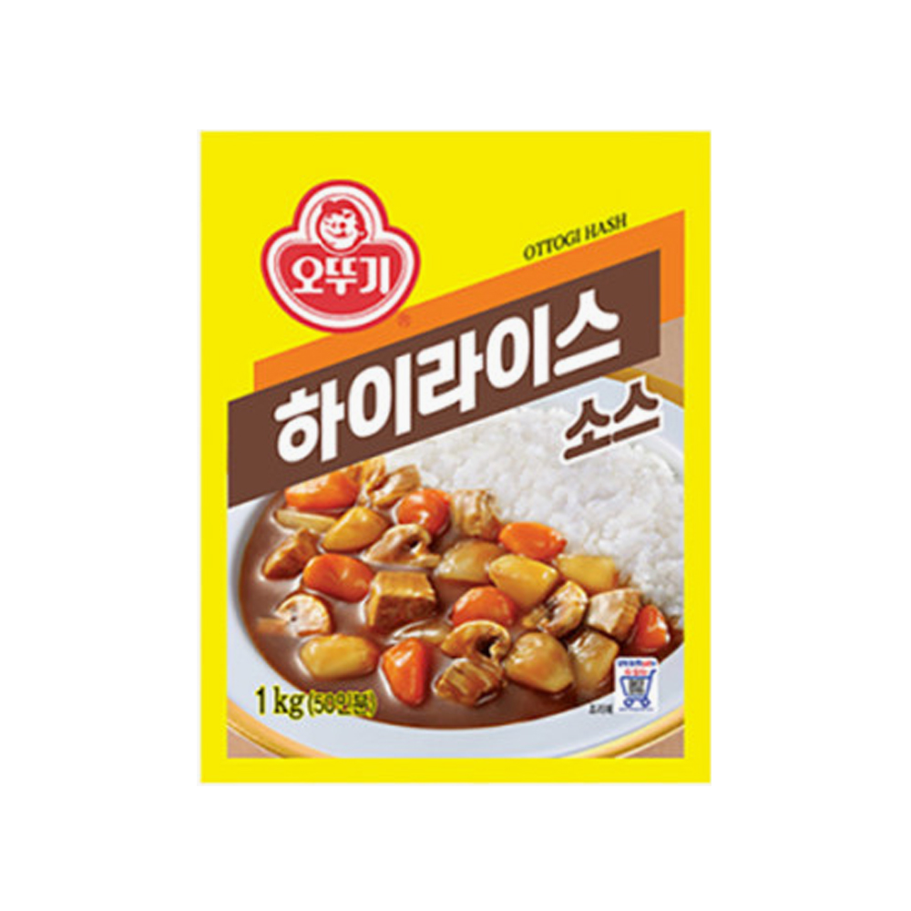 오뚜기 하이라이스소스 1kg x 10개입 1박스 : FOOD파트너스