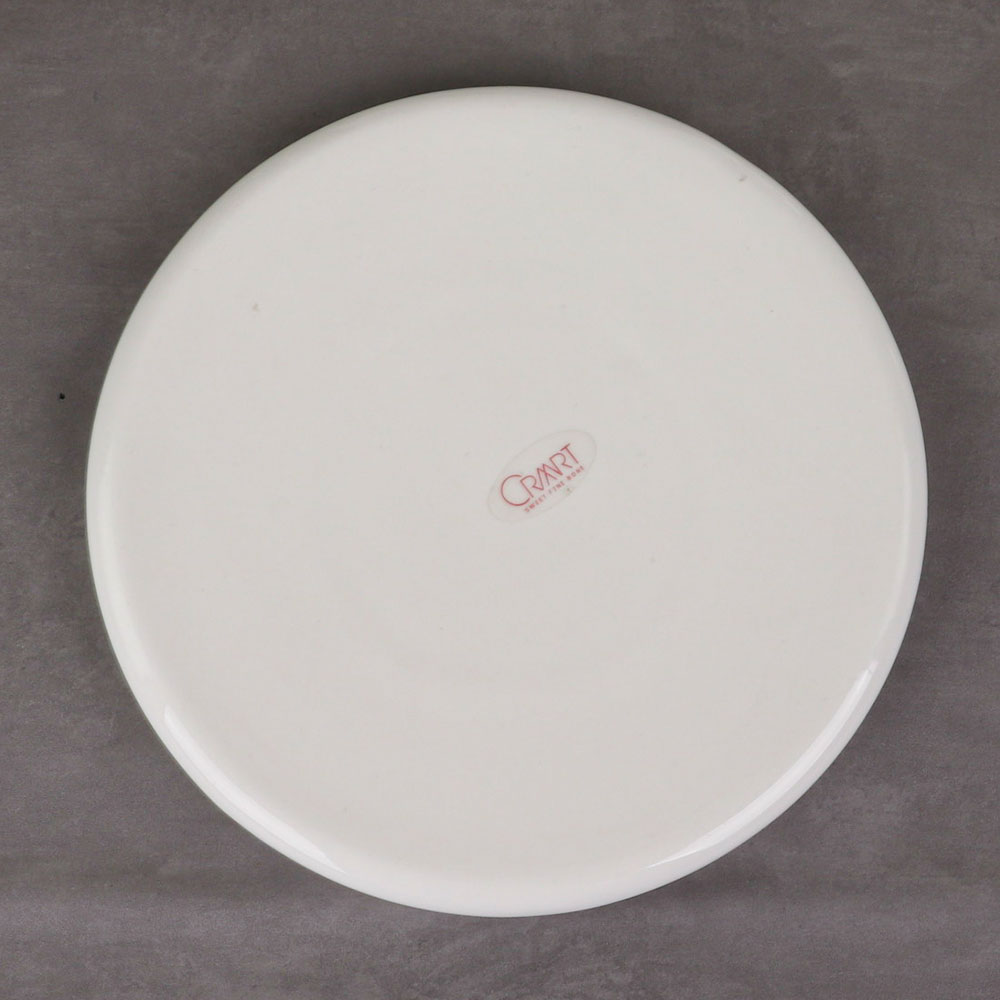 크레아트 원형 굽접시 돌상 디저트 케이크 A2584 플레이팅 트레이 ZZ 1개, 23.5cm, 화이트 : 오메가키친