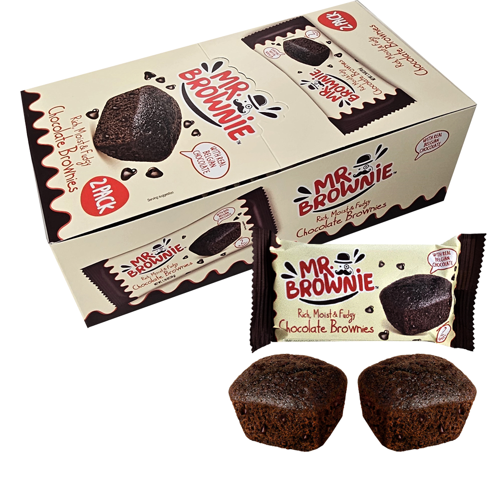 미스터 브라우니 초콜릿 브라우니 50g X 12개입 1박스 총 600g : 타이거트레이딩