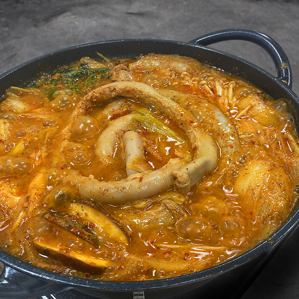순수본가 해장국 소곱창전골 곱창전골 1.2kg x 2팩 : 순수나라