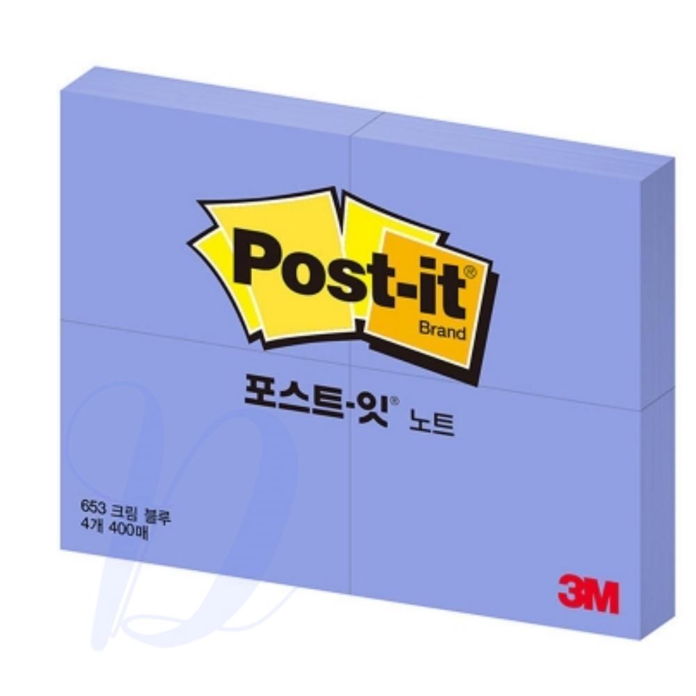 DB 3M 포스트잇 100매 4패드 120박스 공시생떡메 접착메모지 점착메모지 : 대박몰V
