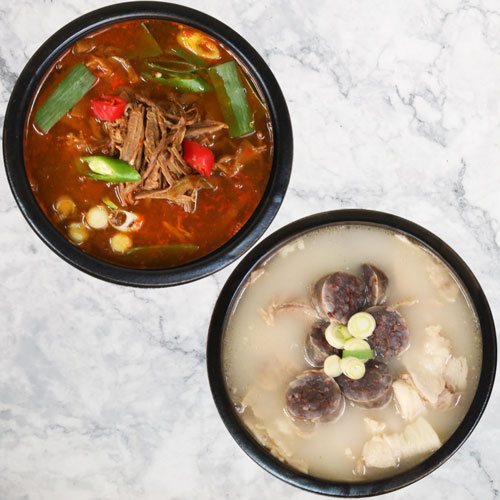 [전통맛집]돼지국밥600g 2봉+육개장600g 1봉+토종순대1kg : 쇼핑앤몰