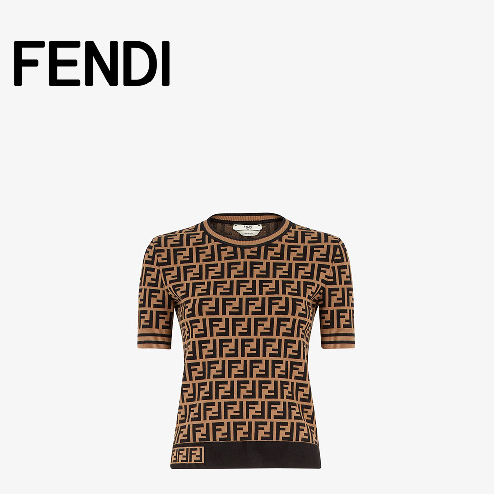 펜디 FENDI 패브릭 FF 로고 모티브 스웨터 FZY702A5QGF118W : 세르세이