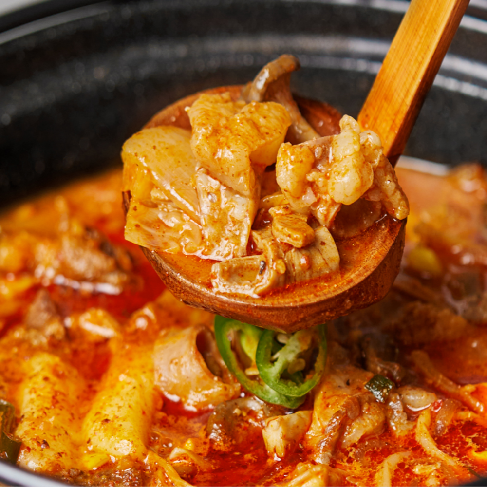 [나이스푸드] 한우곱창전골 830g 밀키트 야식 캠핑음식 술안주 간편식 국물요리 : SPW