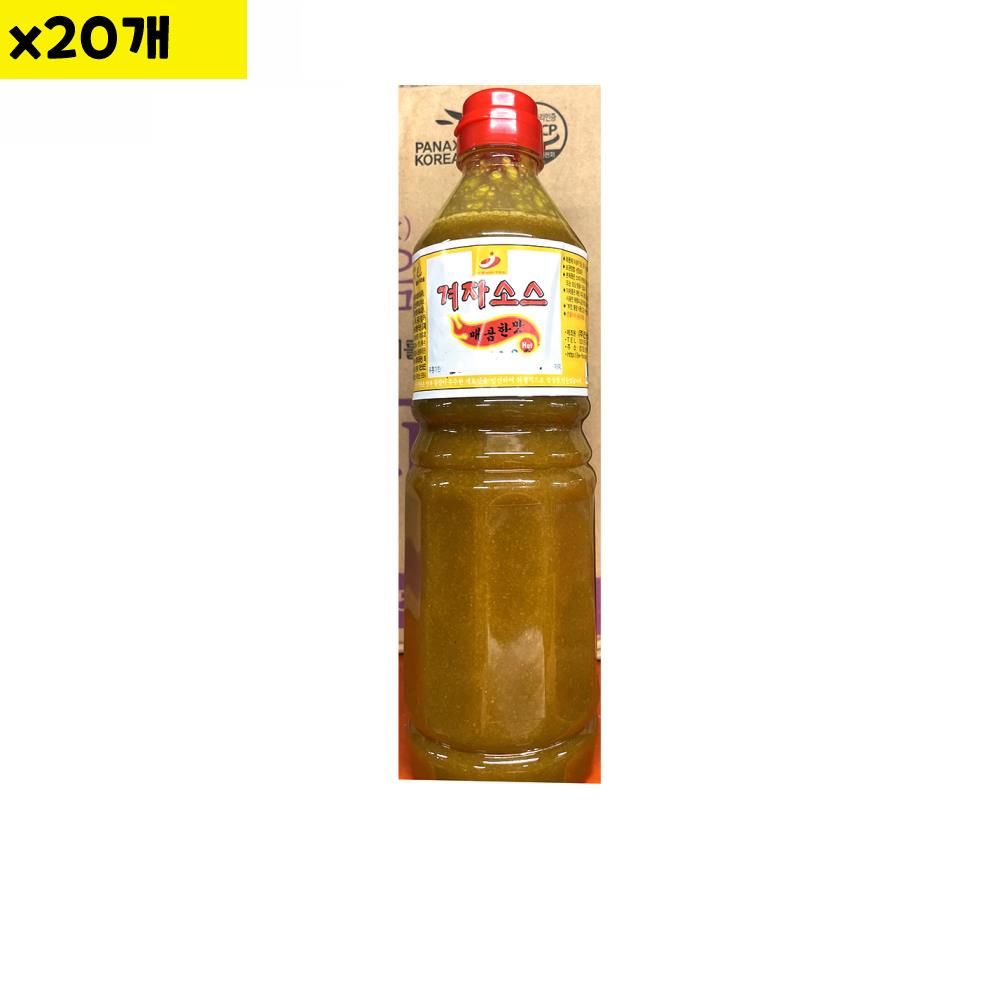 진웅 양념 진액 요리 원액 만능 액상 음식점 기타소스 겨자소스 매콤한맛 1kg 20개 : 건강산S