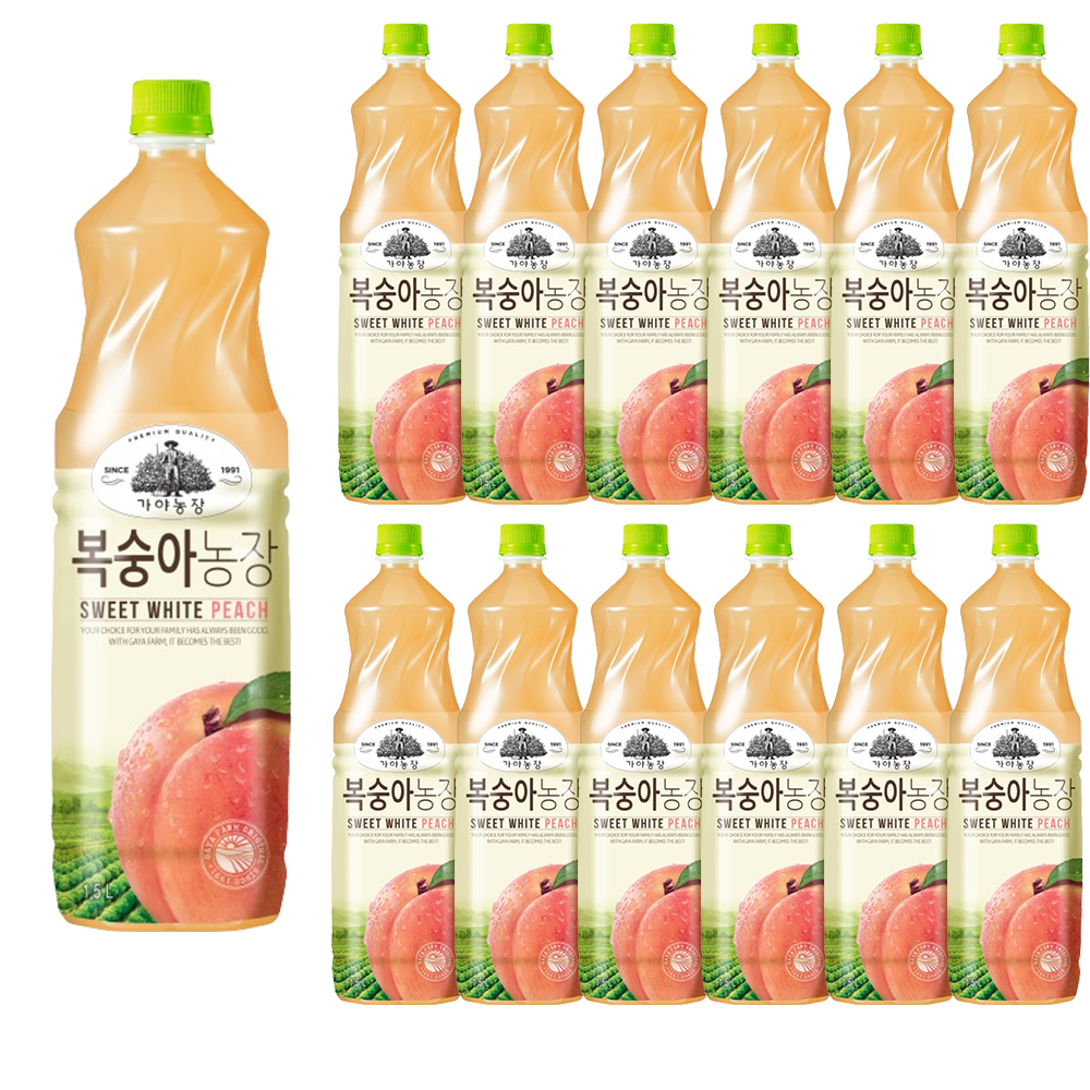 웅진 가야농장 토마토주스 1.5L 12페트 : 부산종합유통
