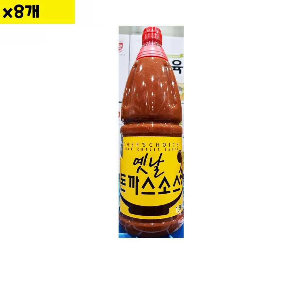 미담채 코스트코 업소용 만능 액상 식당 양념 요리 소스 옛날 돈까스소스 1.8L 8개 : 소현이팜