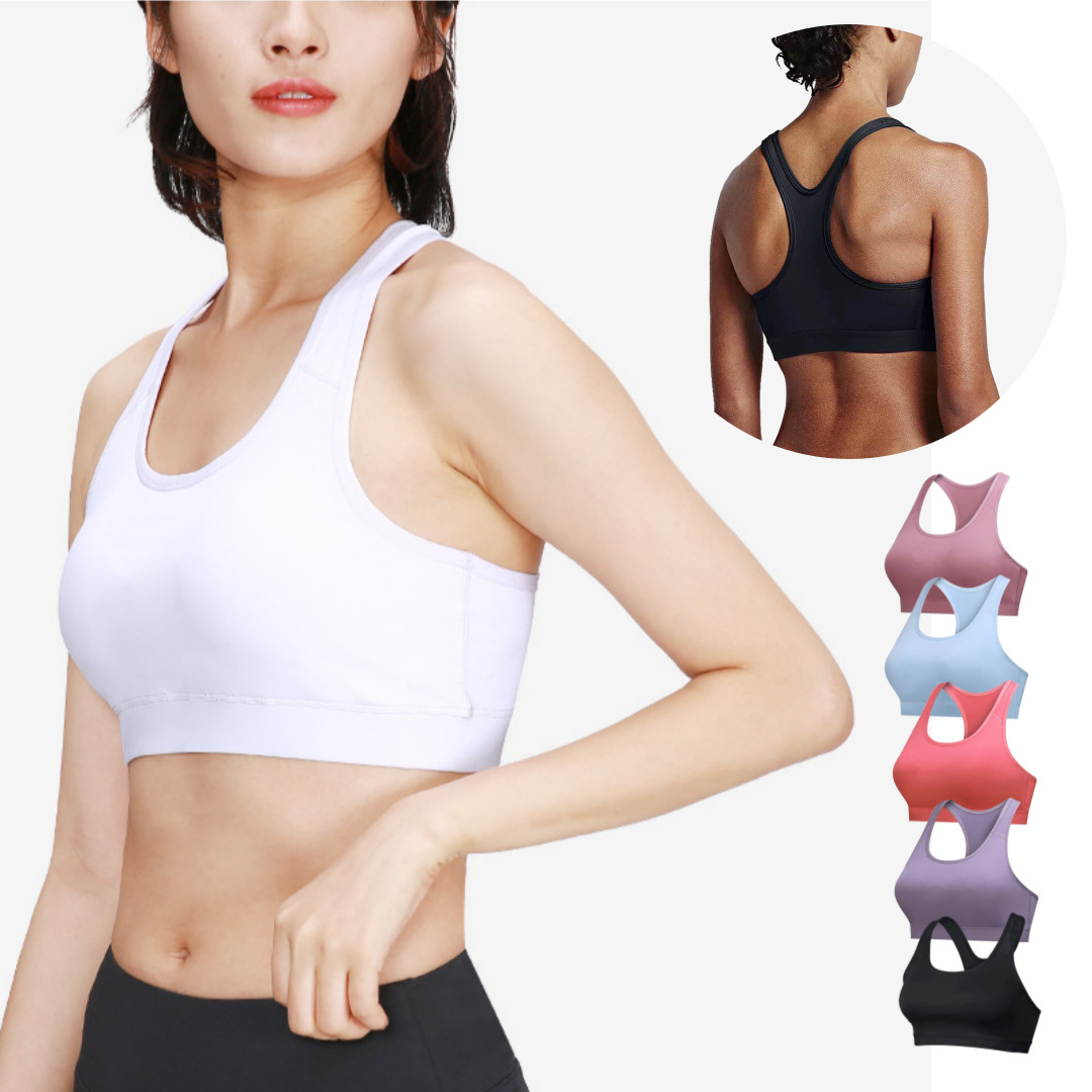 노와이어 하이서포트 스포츠브라 러닝 헬스 운동 스포츠 브라탑 : 온브레이크